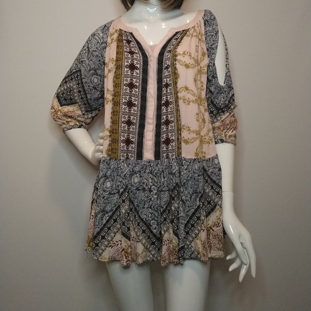 Free People Portobello Paisley Tunic Dress